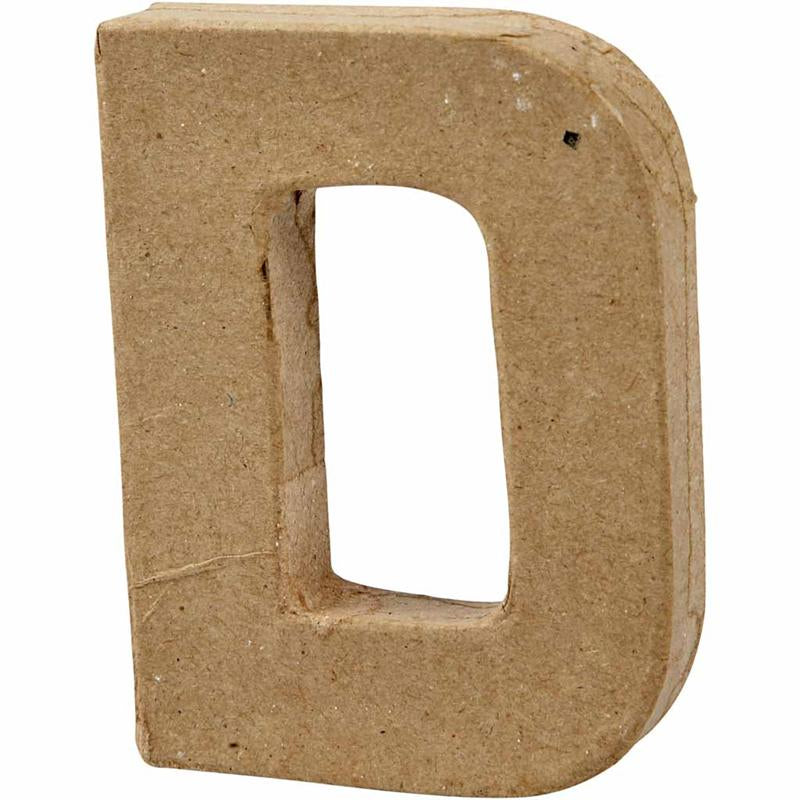 Creativ Firmenbuchstabe Pappmaché - d, 10cm