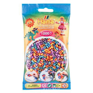 Hama Bügelperlen 1000 Stück, 2 farbig gemischt