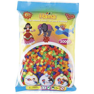 Hama Bügelperlen 3000 Stück Neon