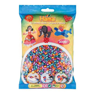 Hama Bügelperlen 3000 2 farbig gemischt