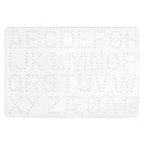 Hama Bügelperlen Grundplatte Buchstaben weiß