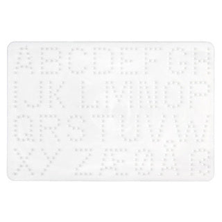 Hama Bügelperlen Grundplatte Buchstaben weiß