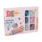 Markenloses Sans-Marque-Hama-Midi-Bügelperlen-Set, Aktivitätsbox, 11 Designs (2400 Stk.)