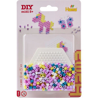 Hama Bügelperlen rosa Mini-Set 450 Stück | 6 Stück