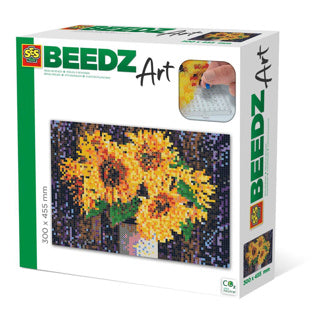 Ses beedz art: Bügelperlen Sonnenblumen | 2 Stk