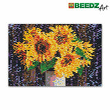 Ses beedz art: Bügelperlen Sonnenblumen | 2 Stk