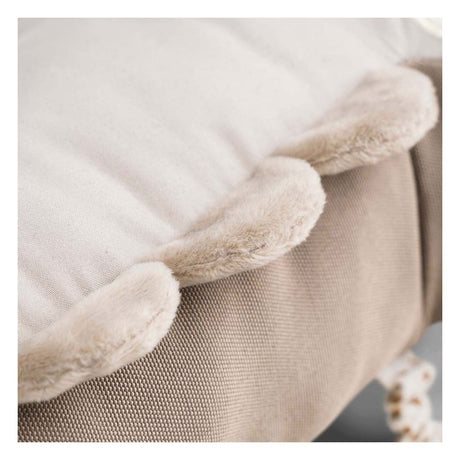 Done by Deer Tummy Time Spielzeug in Kroko-Beige