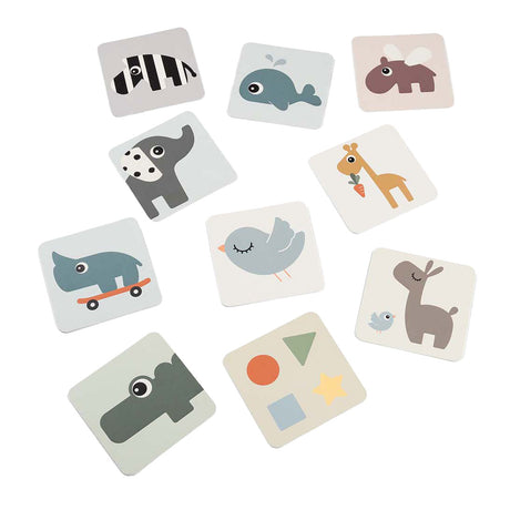Done by Deer Baby Kontrastkarte Deer Friends, 10 Stk.