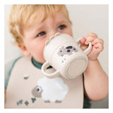 Done by Deer Trinkbecher Small Farm Beige, 215 ml