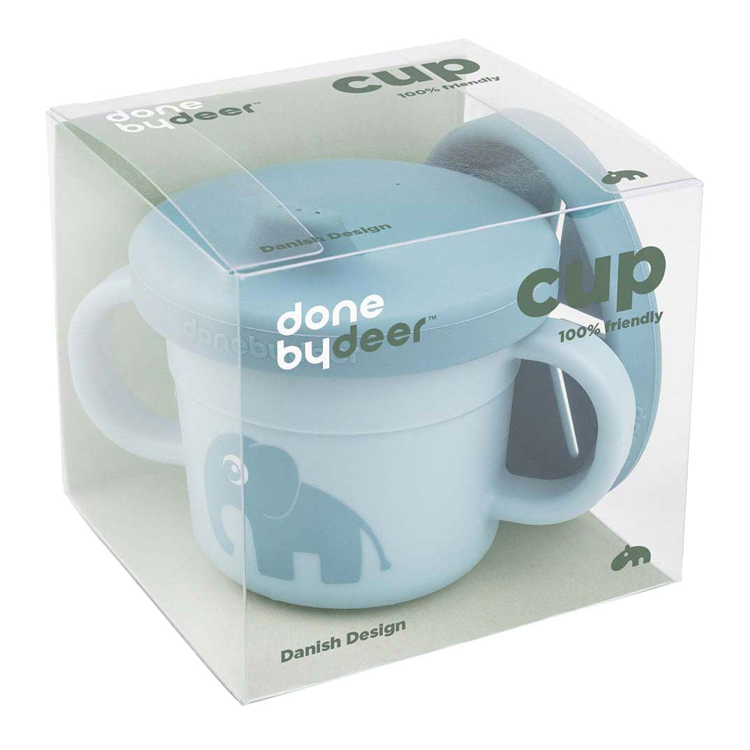 Done by Deer Schnabelbecher Elpheeblau, 215 ml