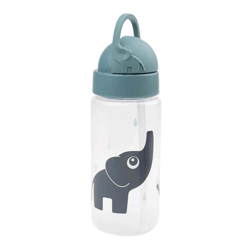 Done by Deer Strohbecher Elphee Blau, 350ml