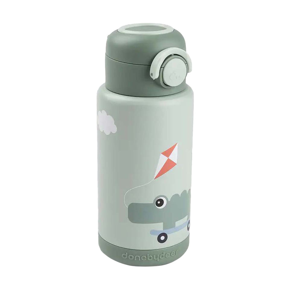 Done by Deer Thermoflasche - Spielplatz - Grün - 340 ml