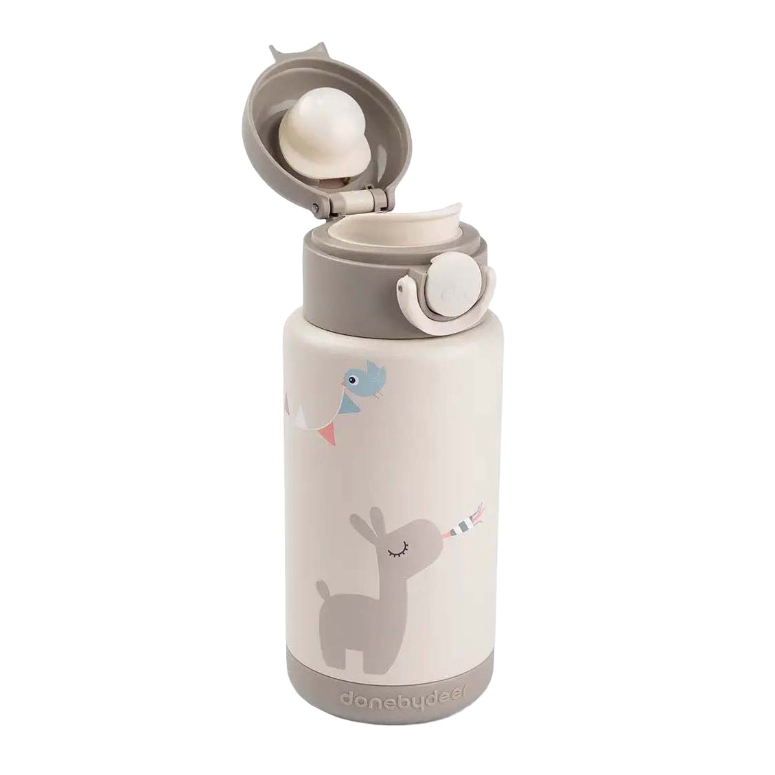 Done by Deer isolierte Trinkflasche Celebration – Beige