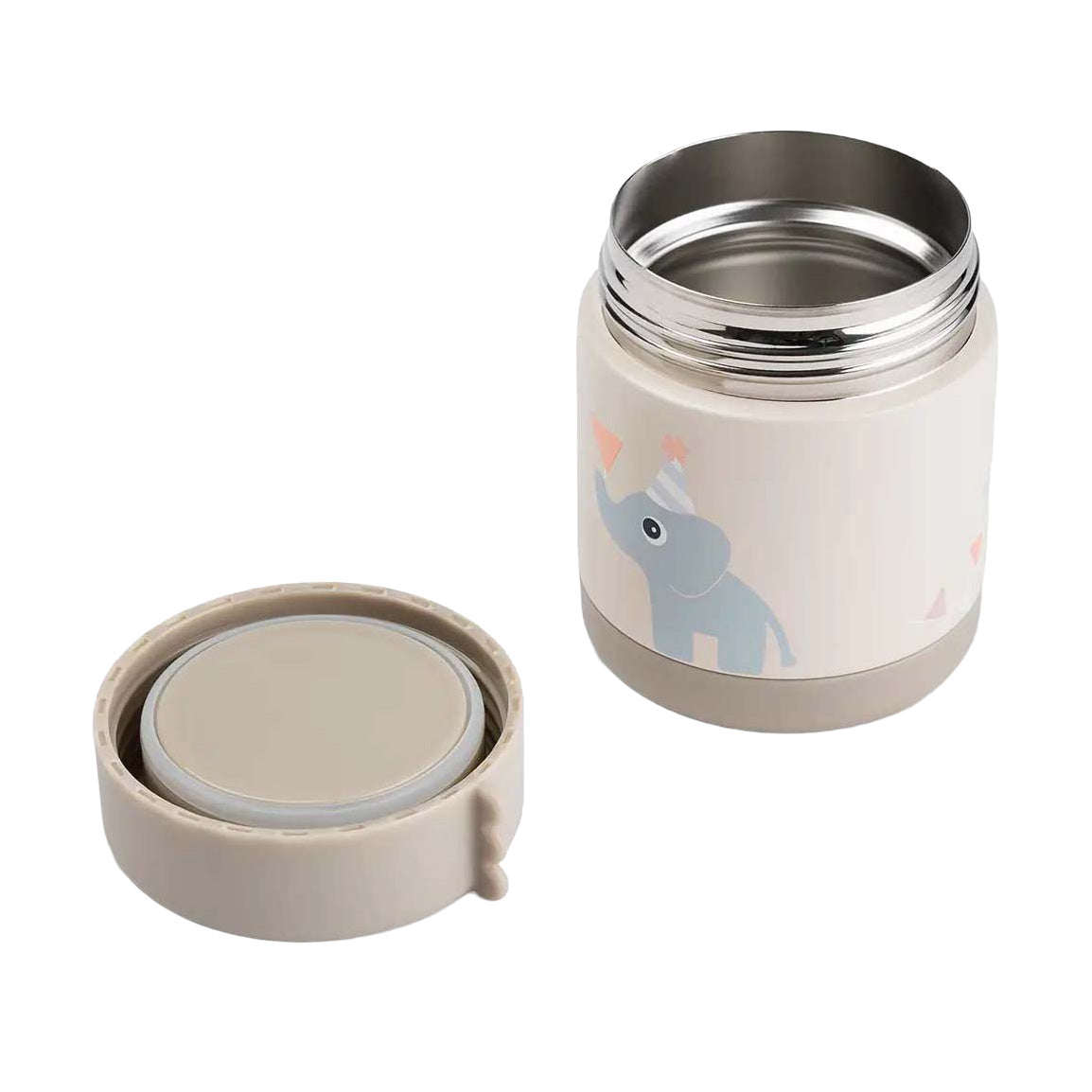 Getan von Hirschen, isolierte Futternapf-Feier – beige