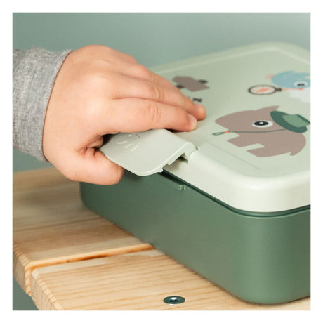 Done by deer lunchbox met verdeler tiny trails - groen
