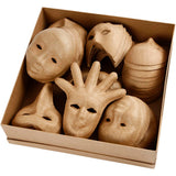 Creativ Firmenmasken, H: 12-21 cm, 60 Stück 1 Box