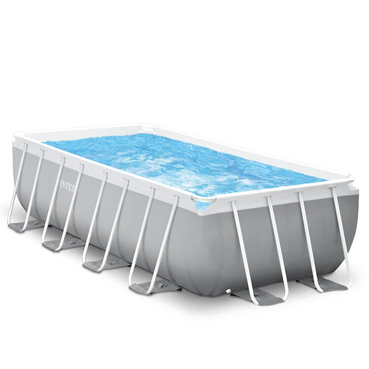 Intex Prism Frame Swimming Pool 488 x 244 x 107 cm rektangulær swimmingpool