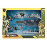 Toi-toys Toi Toys Alfafox Militärflugzeugträger mit Startkampfjets