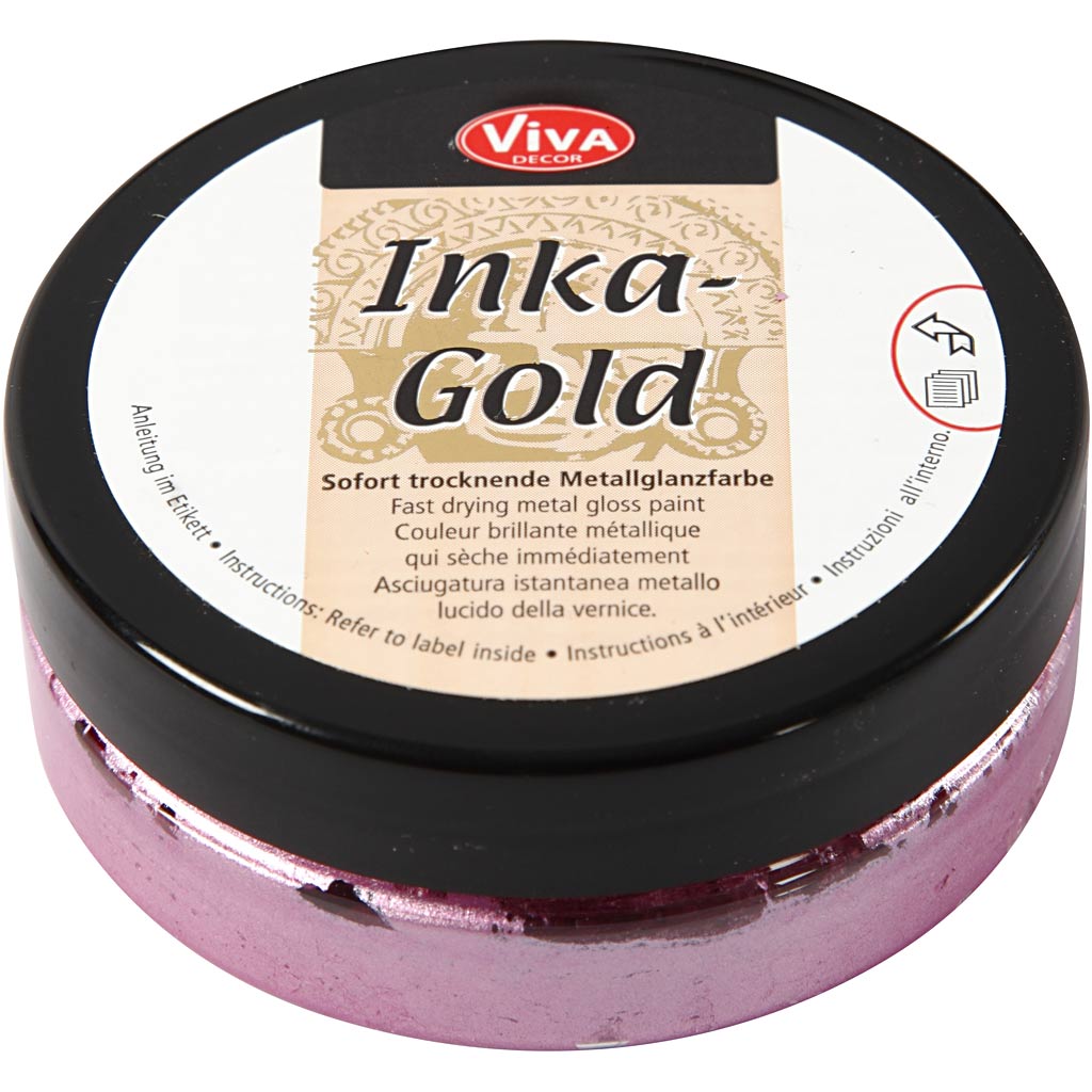 Kreativfirma Inka -gold Glosswax - Magenta, 50 ml