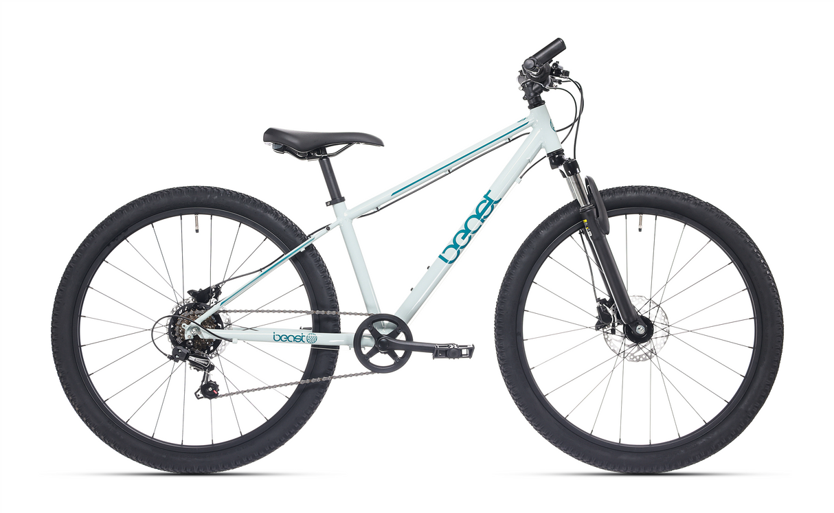 Bikefun Kinderfahrrad Beast 26 Zoll mit Shimano 6 Gängen und Scheibenbremsen – Seegras