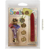 Creativ Company Siegelset, Herz, Kleeblatt, Schmetterling, D 18 mm, 1 Set