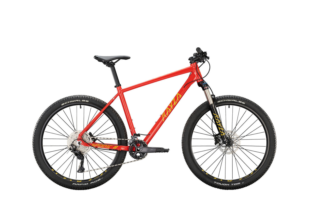 Kayza MTB-Hardtail Spodic 8 Mod. 22 Fahrrad Spod.8 27,5 56 Hardtail 20sp rot gelb