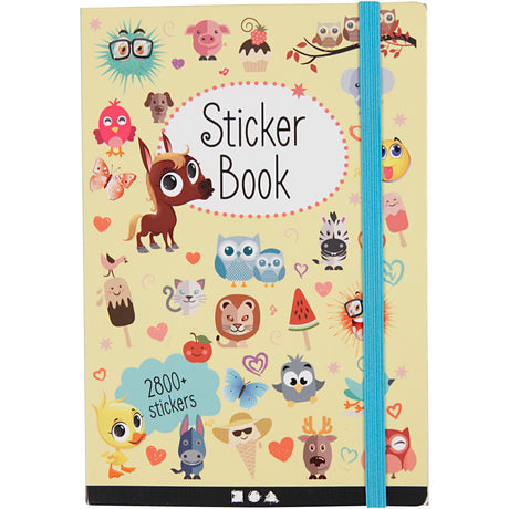 Creativ Company Stickerbuch, Größe 11,5x17 cm, 1 Stück
