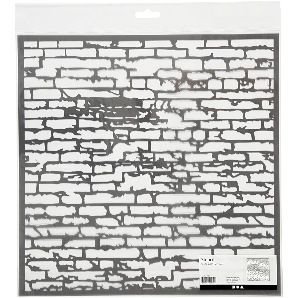 Https: www.cchobby.nl template-stone-wall-dimensions-30-5x30-5-cm-thickness-0-31-mm-1-sheet