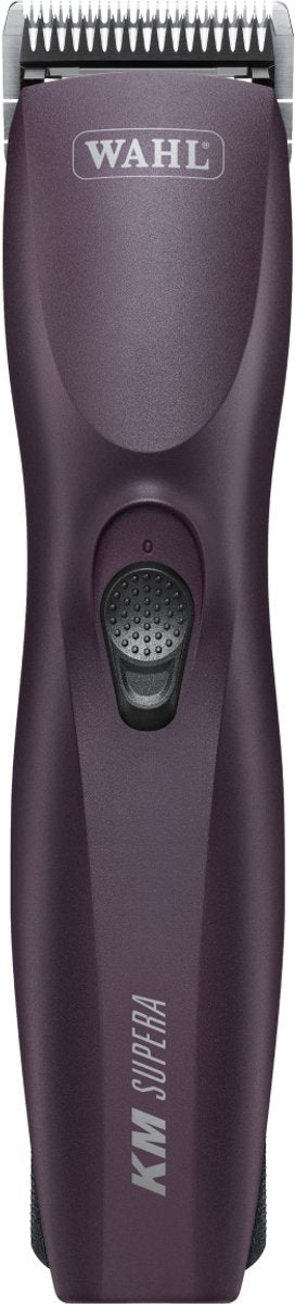 Wahl km supera Akku-Tierhaarschneidemaschine – 2 austauschbare Akkus, 2 Hochgeschwindigkeitseinstellungen, leichtes ergonomisches Design, für Besitzer, professionelle Tierpfleger und Tierärzte