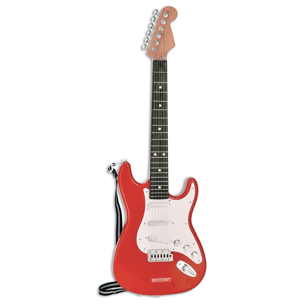 Bontempi Electric Guitar Red con banda de guitarra