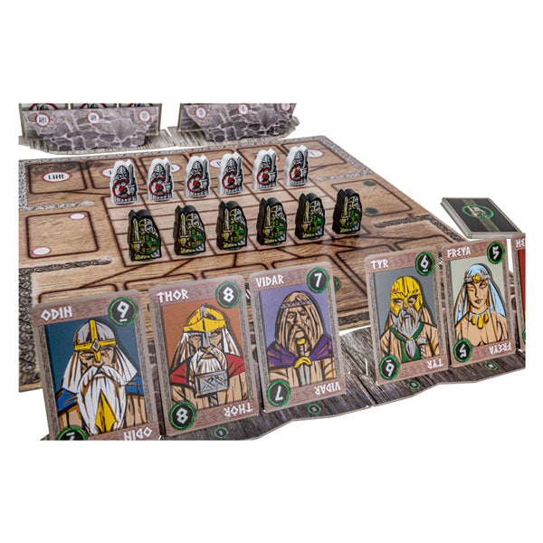 Contes de tactique des Vikings: le jeu de plateau de table d'Odin