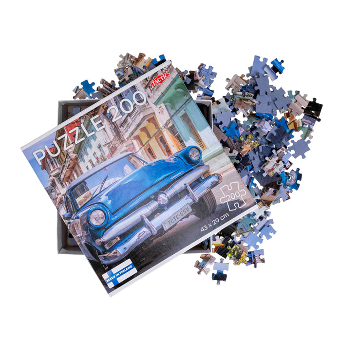 Tactic jigsaw puzzle vintage car in Havana, 200st.