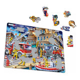 Selecta Larsen Puzzle Die Feuerwehrleute, 45 Teile.