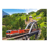 Selecta Castorland-Puzzle „Zug auf der Brücke“, 500 Teile.