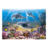 Selecta Castorland Puzzle Delfine unter Wasser, 500 Teile.