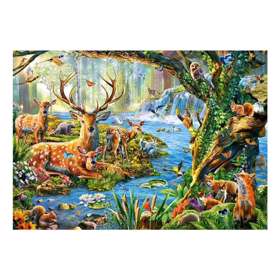 Selecta Castorland Puzzle Waldleben, 500 Teile.