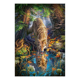 Selecta Castorland Puzzle Wolf in freier Wildbahn, 1500 Teile.