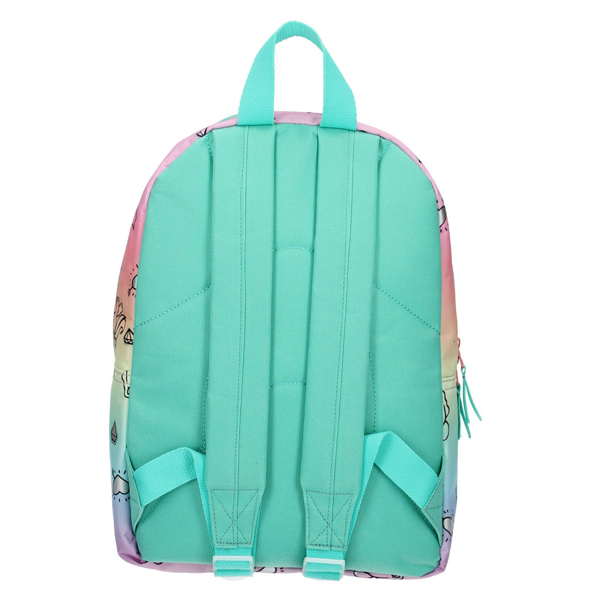 Milky Kiss Rucksack mit Regenbogen und Einhörnern