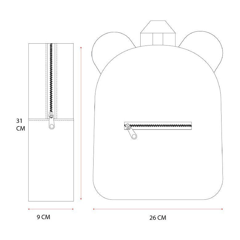 Vadobag Rucksack Fun Buddies for Life braun