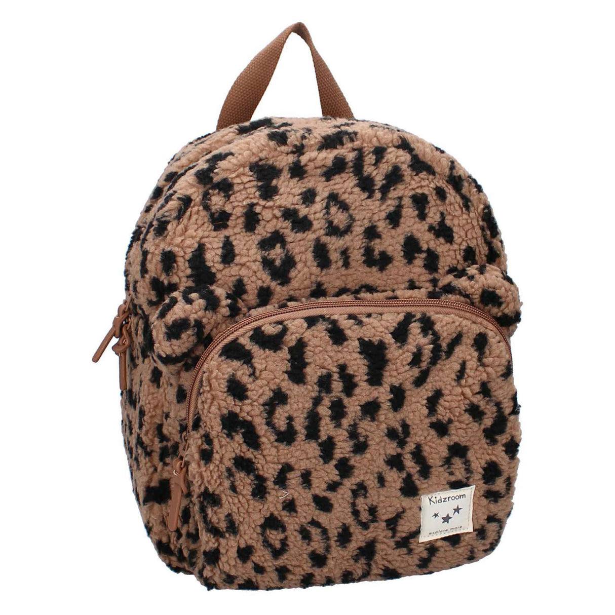 Kidzroom Rucksack mit bärigem, aufgeregtem Leopardenmuster