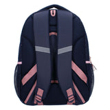 Milky Kiss Rucksack Divine Days dunkelblau mit rosa Punkten, 3 Fächer