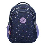 Milky Kiss Rucksack Dotted Delight Lila Gold Punkte, 3 Fächer