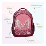 Milky Kiss Rucksack Wild Bliss Flowers, 3 Fächer