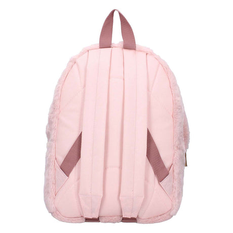 Milky Kiss Rucksack mit Wow-Faktor, flauschiges Hellrosa