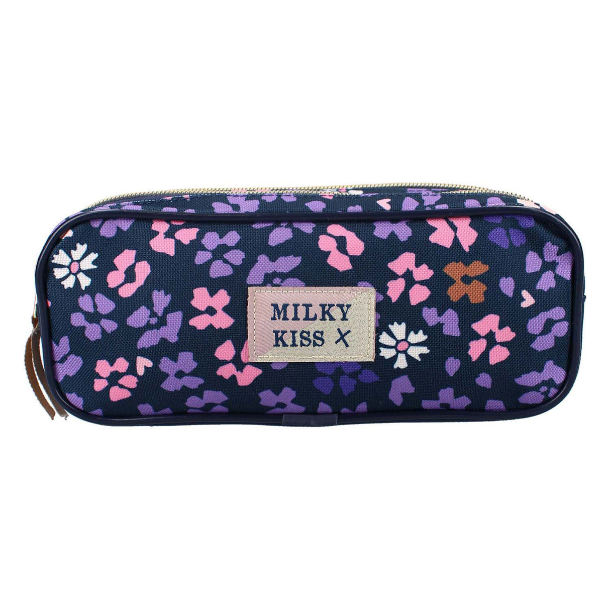 Milky Kiss Wildflower Federmäppchen – 9 x 22 x 8 cm – Lila – Blumen