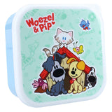 Vadobag Woezel und Pip Snackbox 3 in 1 frische Häppchen | 2 Stk