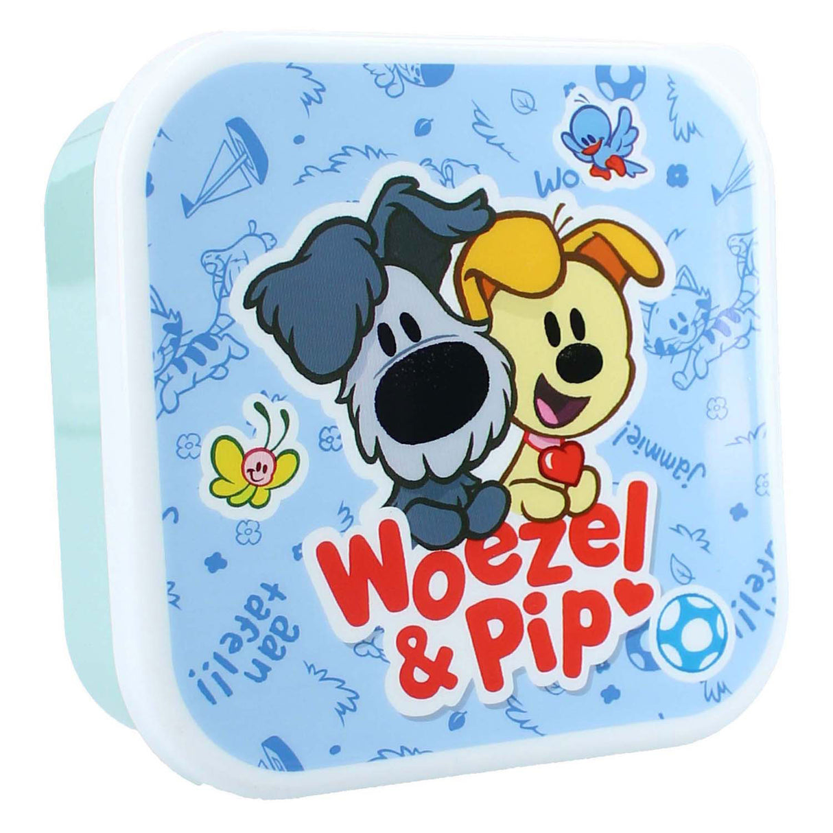 Vadobag Woezel und Pip Snackbox 3 in 1 frische Häppchen | 2 Stk