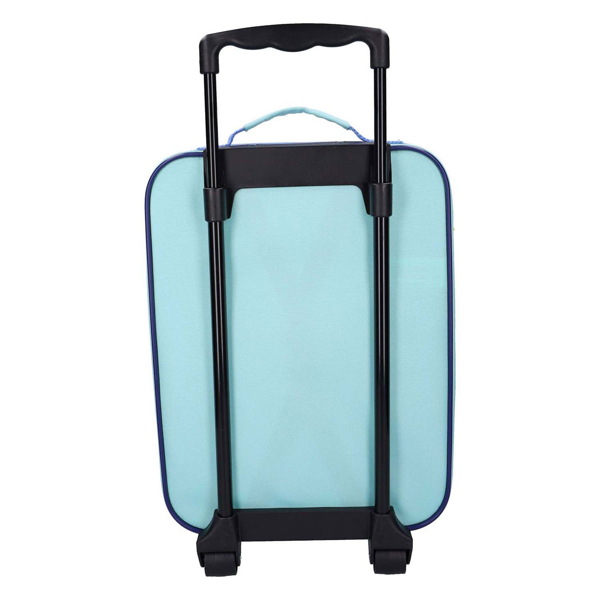 Vadobag Trolley-Koffer blau zum Rollen gemacht