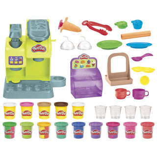 Hasbro Play-Doh Rainbow Shimmer Café-Spielset – kreatives Spielzeug.