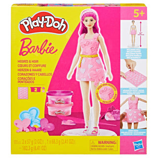 Play-Doh-Set aus Barbie-Puppenherzen und -Haaren – Modelliermasse